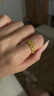 周生生黃金戒指 足金愛(ài)情密語(yǔ)皇冠戒指女款 生日禮物90227R 計價(jià) 3克 曬單實(shí)拍圖