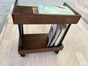 木格格辦公桌置物架多層收納架文件置物架移動(dòng)書(shū)架廚房多功能桌面儲物架 胡桃色桌面款（雙層）【進(jìn)口實(shí)木】 曬單實(shí)拍圖