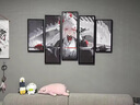 璽程英雄聯(lián)盟掛畫(huà)電競房間裝飾畫(huà)金克絲游戲壁畫(huà)客廳臥室電腦墻面海報 天臺之音-SU2401 規格B:50*25cm*2幅+75*25cm*3幅 PS環(huán)保畫(huà)框+美院級油畫(huà)布【無(wú)痕釘安裝】 五聯(lián)組合【默認黑 曬單實(shí)拍圖