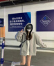 芭芙達妮早秋外套女春秋款2025新款韓系連帽秋季衛衣女款灰色開(kāi)衫上衣 春秋款:淺灰色 M 曬單實(shí)拍圖