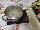 美的（Midea）家用電陶爐炒菜電陶爐家用煮茶爐旋控2200W大功率電磁爐/電陶爐智能定時(shí)雙環(huán)控火防水圍爐煮茶器 【200mm雙環(huán)加熱】自由調節火力 曬單實(shí)拍圖