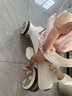 ANGI BABY兒童三輪車兒童腳踏車寶寶三輪車帶剎車手推車輕便遛娃神器 【旗艦款】 卡其棕 六一兒童節(jié)禮物兒童三輪車手推車 曬單實拍圖