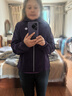 輕功（QINKUNG）跑步風(fēng)衣運動(dòng)薄外套男女款戶(hù)外寬松多功能秋季防風(fēng)保暖外套 女款墨紫 L 曬單實(shí)拍圖