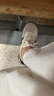 他她時(shí)尚復古德訓鞋女板鞋春夏W9B01AM4 米白/黑/灰（網(wǎng)面透氣款） 37 曬單實(shí)拍圖