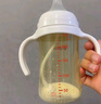 貝親ppsu奶瓶 新生兒奶瓶 寬口徑寶寶水瓶 嬰兒喝奶瓶 兒童離乳吸管瓶 240ml 帶L奶嘴（6個月+） 曬單實拍圖