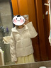 優(yōu)衣庫女裝無(wú)縫羽絨連帽外套/外套夾克25秋冬新款478577 01 乳白色 M /160/84A 曬單實(shí)拍圖