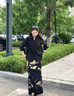 旅途原品ltyp 三季可穿進(jìn)口28支100%精梳麻經(jīng)典襯衫 休閑百搭文藝襯衣女秋 經(jīng)典黑 L 曬單實(shí)拍圖