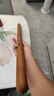 仟居佳搟面杖桿面棒手工面條趕搟面棍實(shí)木家用烘培餃子皮專(zhuān)用搟面條 檀木搟面杖70cmx3.6cm 曬單實(shí)拍圖