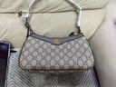 古馳（GUCCI）Ophidia老花滿(mǎn)印雙GLogo 經(jīng)典麻將包手提腋下包送女友節日送禮 棕色735145-KAAAD-8358 曬單實(shí)拍圖