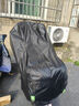 御山河電動(dòng)車(chē)防雨罩防曬車(chē)衣車(chē)罩遮雪擋加厚牛津布電瓶車(chē)摩托車(chē)雨衣蓋布 純黑色【雙層加厚-牛津布防雨防曬罩】+送收納袋 XL碼（適合1.8-2.2米大型電動(dòng)車(chē)/摩托車(chē)） 曬單實(shí)拍圖