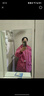 愛(ài)居兔春季新款休閑時(shí)尚保暖防風(fēng)連帽風(fēng)衣外套EWFAJ1P012A 玫紅12 S 曬單實(shí)拍圖
