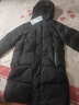 波司登（BOSIDENG）【反季】探索阿勒泰羽絨服男女同款情侶裝中長款連帽新國標外套 【店長推薦】黑色8056 S 160/84A 曬單實拍圖
