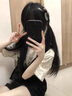 唐思薇韓系甜美滿(mǎn)印小碎花短袖t恤女夏季寬松美式復古vintage好看上衣 奶杏色 S 【建議60斤85斤】 曬單實(shí)拍圖