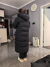 高梵黑金鵝絨服航海機(jī)能3.0八格男女同款長款冬季羽絨服 黑色 M  曬單實拍圖