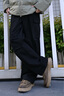 森馬（Semir）休閑褲男冬季情侶寬松直筒工裝褲磨毛抓絨多口袋時(shí)尚101724127202 曬單實(shí)拍圖