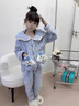 秋冬季兒童睡衣加厚珊瑚絨2025新款吉伊卡哇法蘭絨套裝母女家居服 【加絨款-花瓣領(lǐng)】CMG-32225-吉伊卡哇 100 【童8碼】 身高95-105CM 曬單實(shí)拍圖