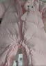 巴拉巴拉童裝嬰兒羽絨服連體衣2025寶寶冬裝加厚哈衣爬服萌趣208425120214 曬單實(shí)拍圖