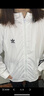 adidas情侶款復(fù)古風(fēng)梭織立領(lǐng)夾克外套男女阿迪達(dá)斯官方三葉草 亮白 L 曬單實(shí)拍圖