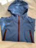 猴兄仔男童沖鋒衣外套中大兒童秋冬裝男孩加絨可拆卸三合一男孩冬裝衣服 藍色三合一【外套+內膽】 150 曬單實(shí)拍圖