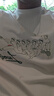 LACOSTE法國鱷魚(yú)男裝25春夏新款時(shí)尚涂鴉圓領(lǐng)短袖T恤|TH2102 NYV/白色/LOGO印花 L 5 曬單實(shí)拍圖