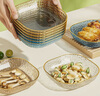 逸居客（YIJUKE）【4個裝】水果盤零食盤吐骨碟小盤子家用收納盤干果盤小碟子 曬單實拍圖