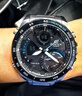 卡西歐（CASIO）手表男EDIFICE紅牛太陽(yáng)能賽車(chē)男表 太陽(yáng)能+藍牙小表盤(pán)ECB-900DB-1A 曬單實(shí)拍圖