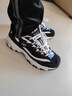 斯凱奇（Skechers）女鞋秋冬2025新款經(jīng)典款熊貓鞋厚底增高減震防滑休閑運動(dòng)鞋老爹鞋 黑色/白色-BKW 39 /參考常規尺碼40碼左右 曬單實(shí)拍圖