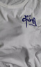 巴布豆兒童純棉長(cháng)袖t恤春秋新款男女童白色校服打底衫 白01 130 曬單實(shí)拍圖