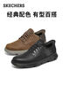 斯凱奇（Skechers）閃穿鞋男鞋秋季薄款休閑商務鞋軟底一腳蹬德比鞋舒適上班鞋205046 曬單實拍圖