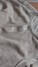 優(yōu)衣庫(kù)男裝女裝情侶華夫格亨利領(lǐng)套頭衫長(zhǎng)袖T恤25秋冬新款479784 32 深米色 L /175/100A 曬單實(shí)拍圖