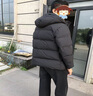 雪中飛極寒羽絨服男中老年爸爸裝戶(hù)外大碼短款東北加厚寬松外套防水冬季 黑色 2XL (185) 推薦150～165斤 曬單實(shí)拍圖