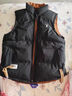 花花公子（PLAYBOY）雙面穿青少年馬甲秋冬季新款加厚保暖坎肩背心男女款高級感馬夾 【馬甲+挎肩包】黑色 L 曬單實(shí)拍圖