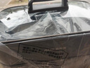 奧克斯（AUX）電火鍋專(zhuān)用鍋 電煮鍋電炒鍋抗菌不粘一體多功能鍋鴛鴦烤肉家用5-8-10人電熱鍋8.5L大容量 深灰色-升級抗菌不粘鴛鴦款8.5L 曬單實(shí)拍圖