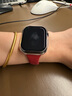 Apple/蘋(píng)果 Watch Series 10 智能手表GPS款42毫米亮黑色鋁金屬表殼黑色運動(dòng)型表帶S/M MX1M3CH/B 曬單實(shí)拍圖