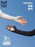 貓人冰絲防曬袖套女夏季防紫外線(xiàn)涼感騎行電動(dòng)車(chē)開(kāi)車(chē)護臂手套一體冰袖 灰色 均碼 曬單實(shí)拍圖