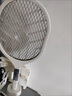 奧克斯（AUX）【100%滅蚊/品牌爆款】電蚊拍充電式滅蚊拍紫光誘蚊滅蚊驅蚊神器 【燈拍兩用】4顆紫光珠+國標阻燃 2025新款旗艦正品/2年免費換新 曬單實(shí)拍圖