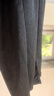 恒源祥真絲香云紗闊腿褲女夏季新款直筒褲高腰顯瘦寬松桑蠶絲九分休閑褲 黑色 抗皺免燙- XL 115-130 曬單實(shí)拍圖