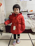 戴維貝拉（DAVE＆BELLA）童羽絨服冬裝男童女童輕薄羽絨服寶寶連帽外衣 曬單實(shí)拍圖
