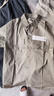 森馬（Semir）短袖T恤男裝純棉襯衣外套戶(hù)外工裝做舊水洗夏季上衣時(shí)尚百搭 卡其50684 M 曬單實(shí)拍圖