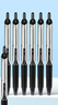 百樂(lè )（PILOT）BXS-V5RT 按動(dòng)0.5中性筆簽字筆練字水筆芯替芯四點(diǎn)承托筆尖 適用BXRT-V5開(kāi)拓王 黑色 12支裝 曬單實(shí)拍圖