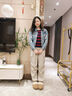 遠(yuǎn)港艾草包頭棉拖鞋女2025新款秋冬季室內(nèi)保暖加絨居家毛絨拖鞋男冬天 朗姆棕 42-43 【適合41-42腳】 曬單實(shí)拍圖