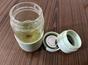 FGA富光玻璃杯女膠囊泡茶杯便攜高顏值辦公室學(xué)生茶水分離杯子360ML 曬單實(shí)拍圖