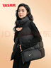 鴨鴨（YAYA）羽絨馬甲女2025新時(shí)尚爆款冬季保暖休閑百搭背心短款外套 黑色 L 曬單實(shí)拍圖