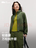 蕉下（beneunder）搖粒絨外套女士秋冬新款時尚休閑保暖抓絨外套萬粒絨女裝 煙熏褐粉 L 曬單實拍圖