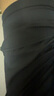 百思絨速干健身服套裝女寬松顯瘦戶(hù)外跑步服  黑色上衣+黑短褲 XXL 曬單實(shí)拍圖
