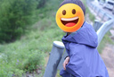 EBAER兒童外套春季新款男童女童防風(fēng)休閑戶(hù)外運動(dòng)登山服 藍盈紫 150  曬單實(shí)拍圖