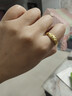 京工美作【北京工美】古法黃金花棲蝶戒指足金999 禮物送老婆 6.54克【14圈口】 曬單實(shí)拍圖