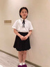 G.DUCKKIDS女童百褶裙兒童學(xué)院風(fēng)半身短裙中大童演出服女孩裙子學(xué)生校服 P105藏青百褶 XXL 曬單實(shí)拍圖