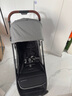 UPPAbabyMINU V3新生嬰兒車 輕便折疊 可坐可躺可登機(jī)寶寶手推車 深灰色 曬單實(shí)拍圖