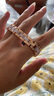watchbond【冰脂】適用蘋果手表s10表帶iwatch s10女士款樹脂合金表帶apple手表watch s9女生s8金屬s7細(xì)款se 細(xì)款【三珠-玫金間樹脂白】樹脂合金表帶+玫瑰金接頭 【38 曬單實(shí)拍圖